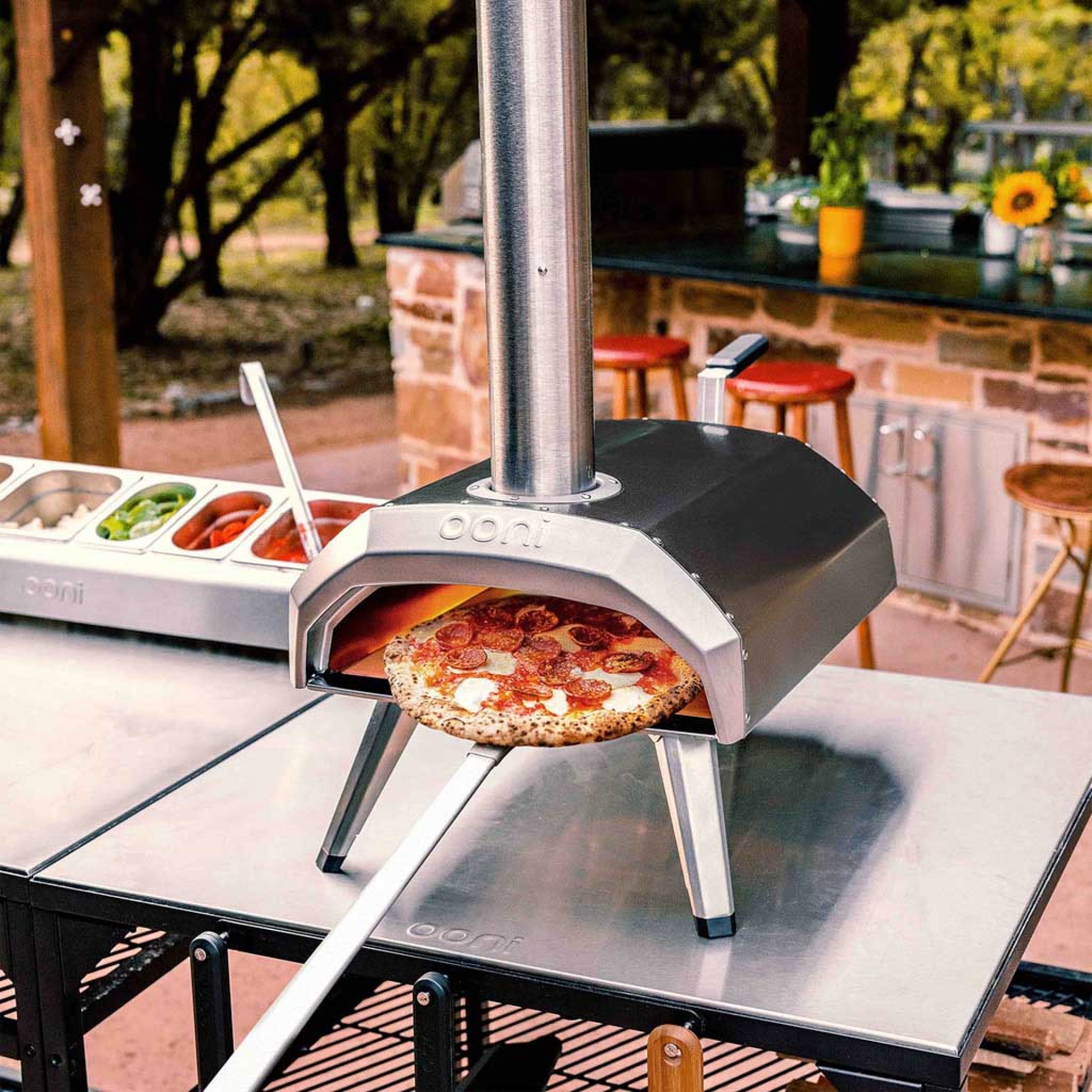Pá Pizza com Cabo Desmontável 160cm