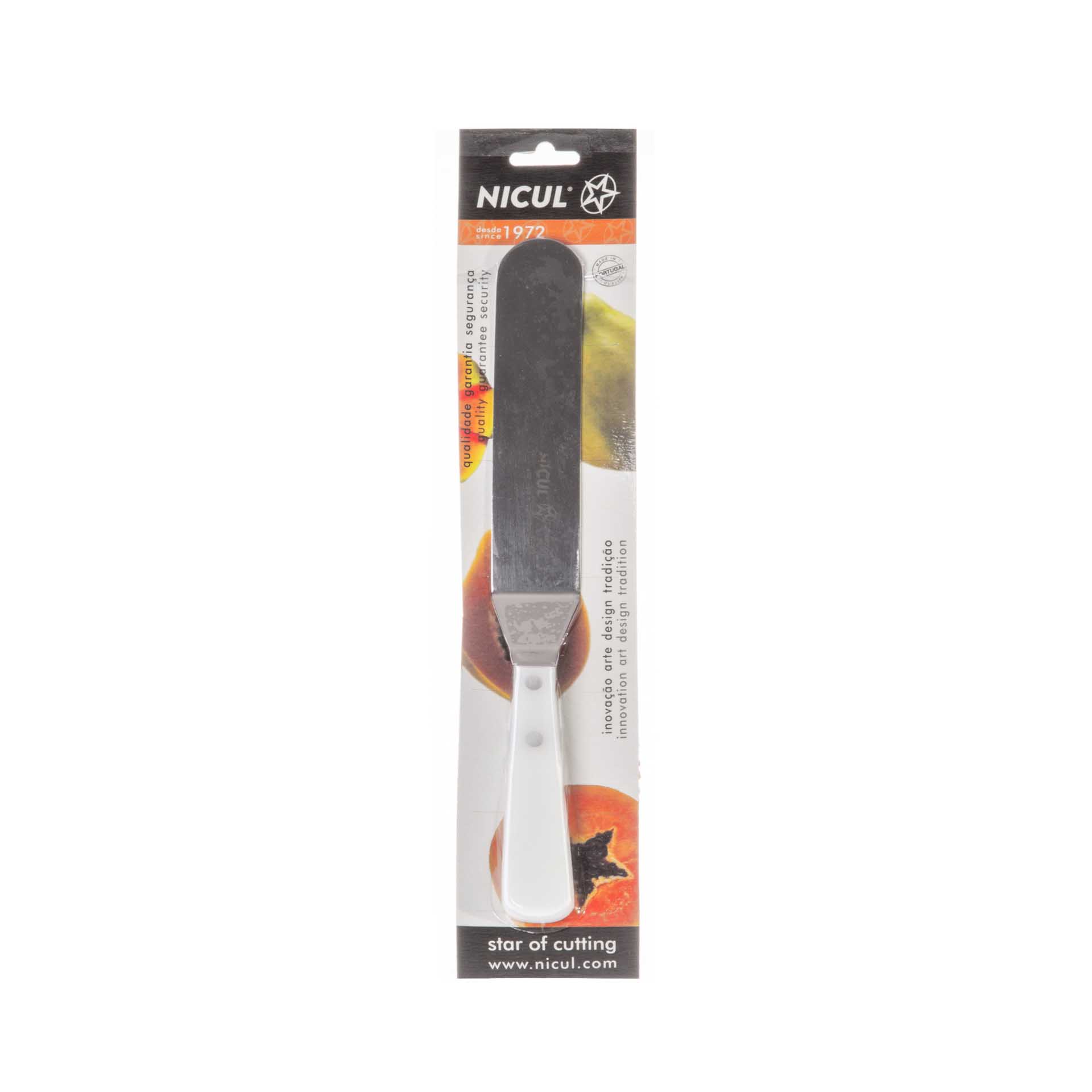 Espátula Nicul Curva Cabo Branco 15cm