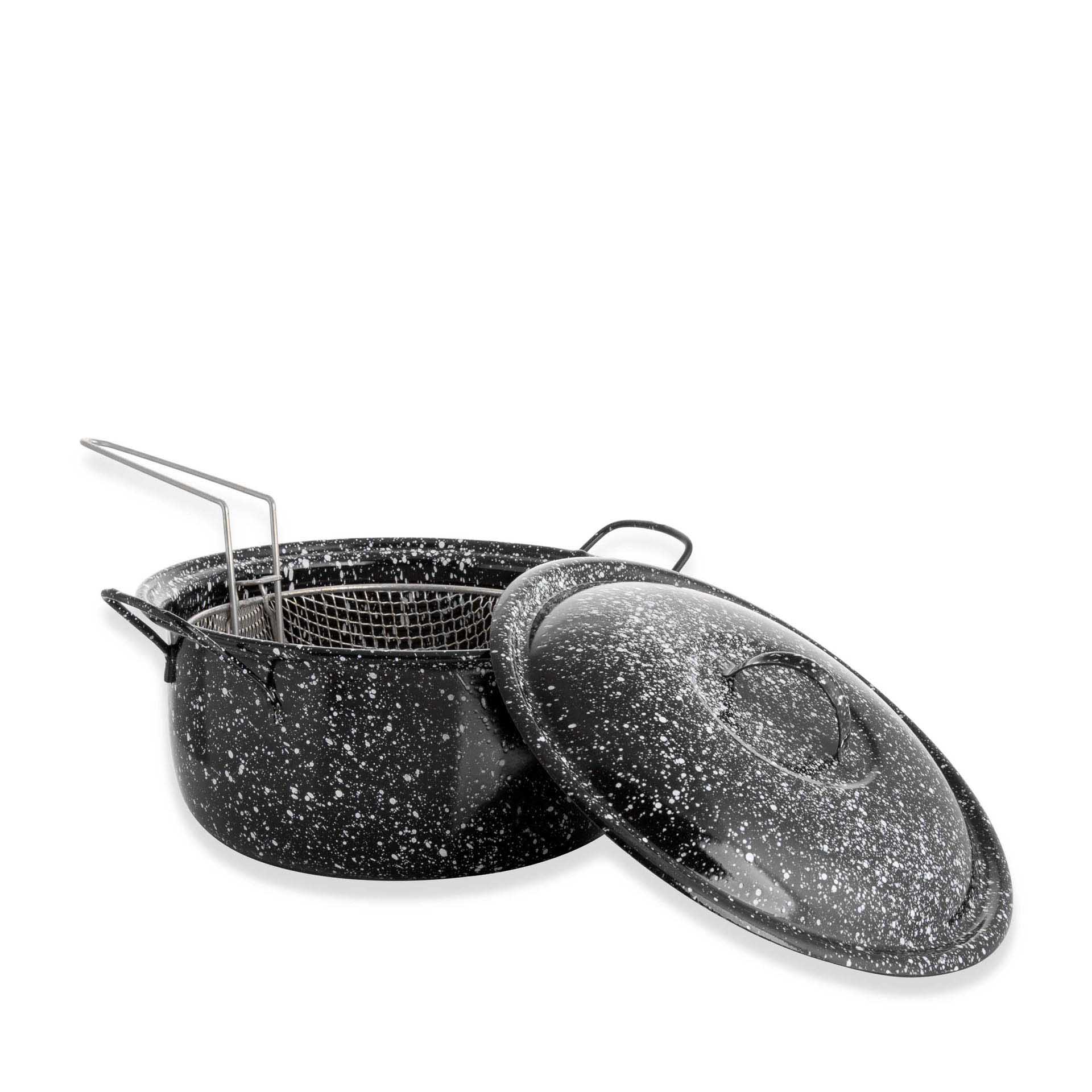 Fritadeira Esmalte Use com Rede + Tampa N.24