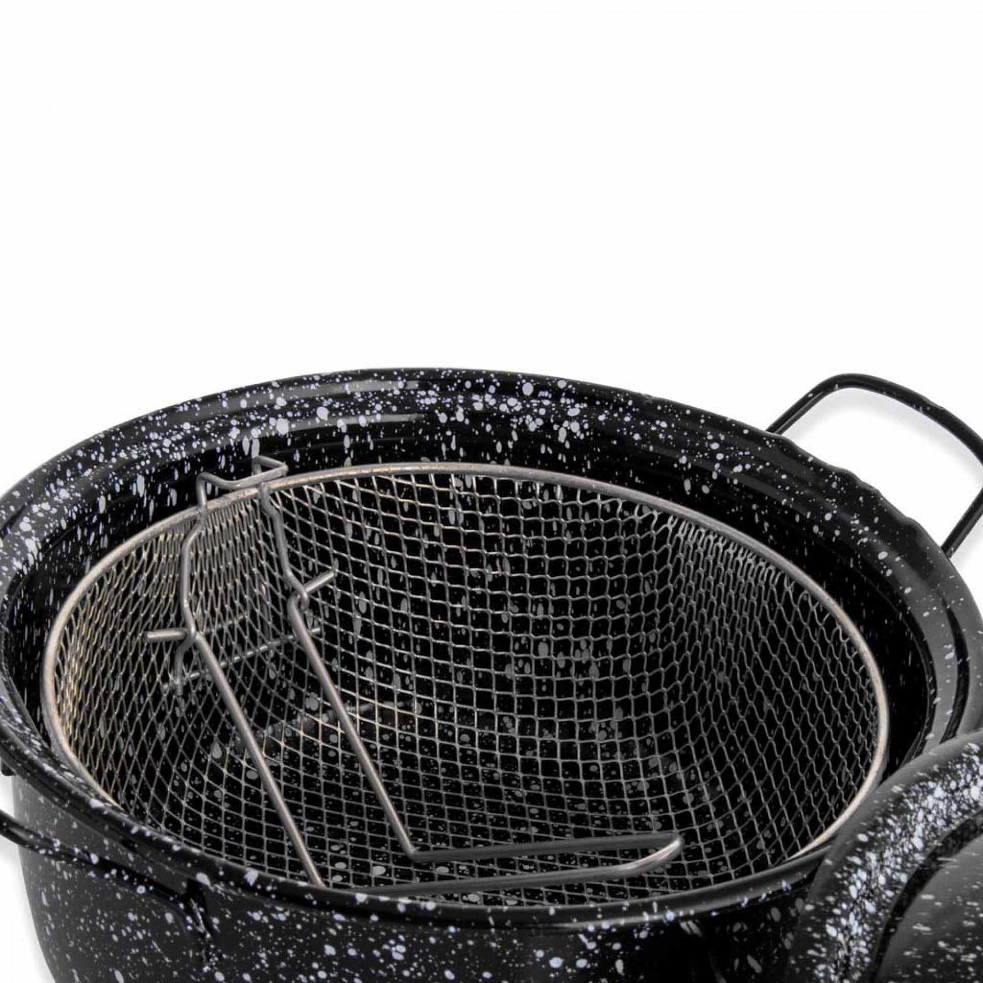 Fritadeira Esmalte Use com Rede + Tampa N.24