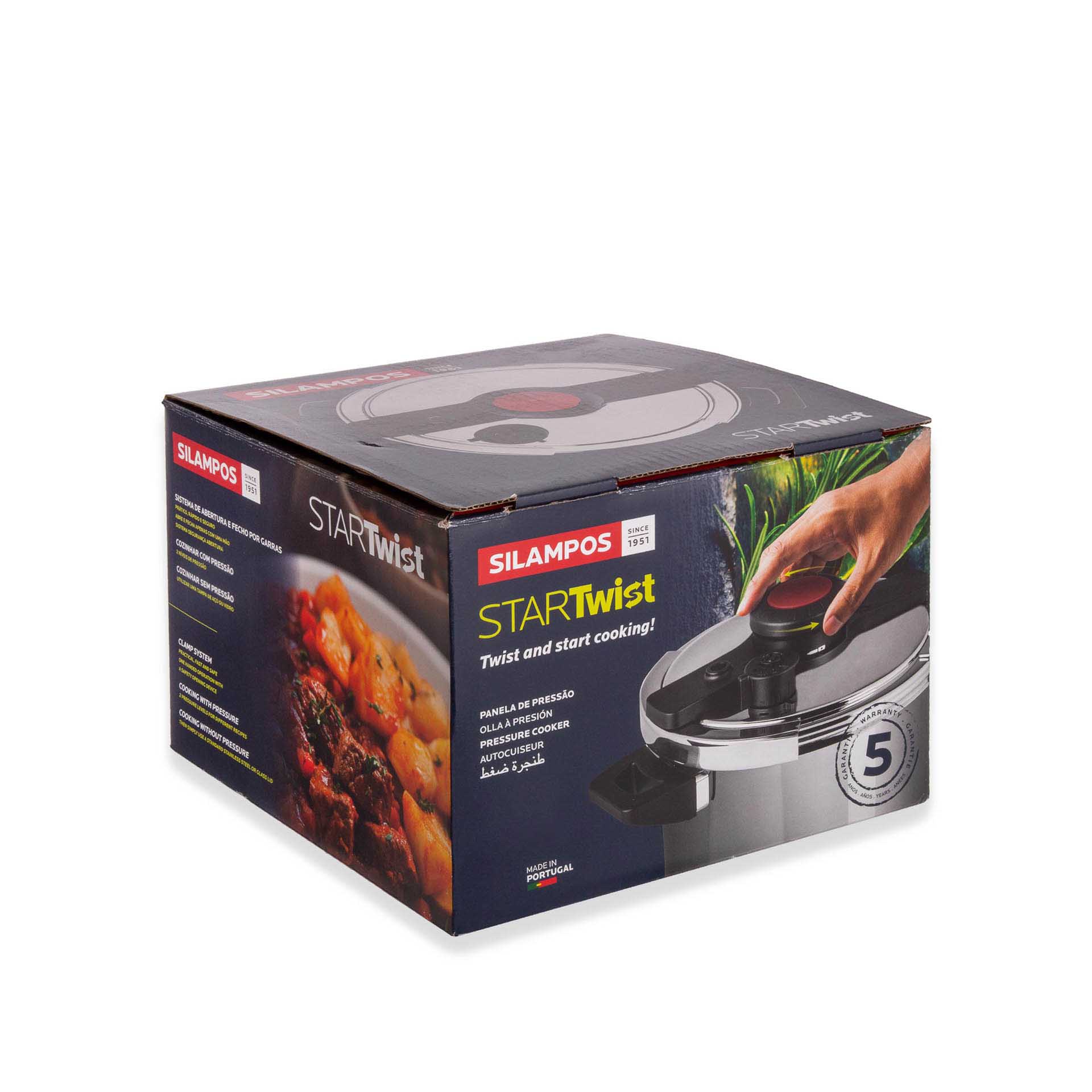 Panela Pressão Inox Startwist sem Cesto