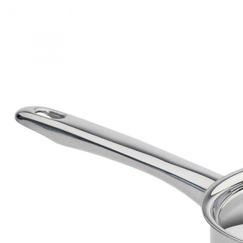 Caçarola Inox Low Cost com Cabo 1500ml 16cm Caçarola Inox Low Cost com Cabo 1500ml 16cm