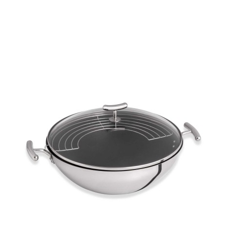 Yumi Wok Antiaderente C/ Asas + Grelha T/ Vidro �28Cm 4.6L - Image product
