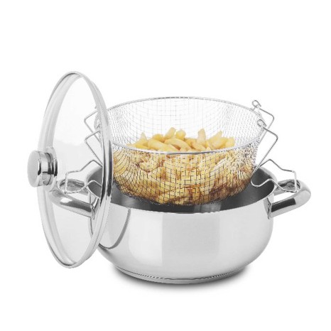 Europa Fritadeira C/ Asas Ø24Cm 4.2L + Cesto - Image product