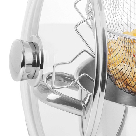 Europa Fritadeira C/ Asas Ø24Cm 4.2L + Cesto - Image product