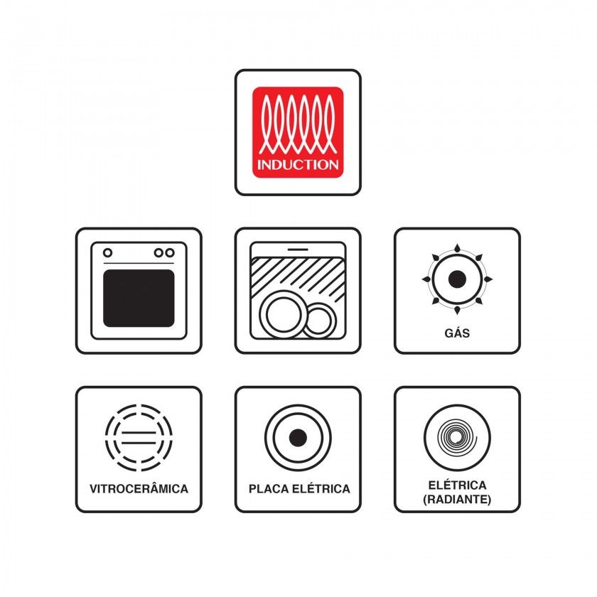 Europa Fritadeira C/ Asas Ø24Cm 4.2L + Cesto Europa Fritadeira C/ Asas Ø24Cm 4.2L + Cesto