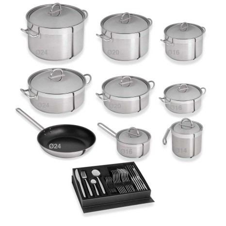 Professinal Tejo Trem Panelas 9 Pe�as C/ Frigideira - Image product
