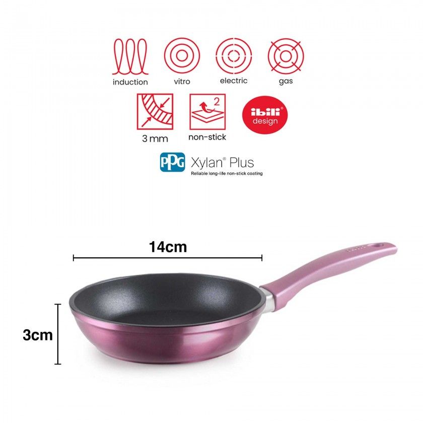 Frigideira Alumínio Mini Pitaya 14X3cm Frigideira Alumínio Mini Pitaya 14X3cm