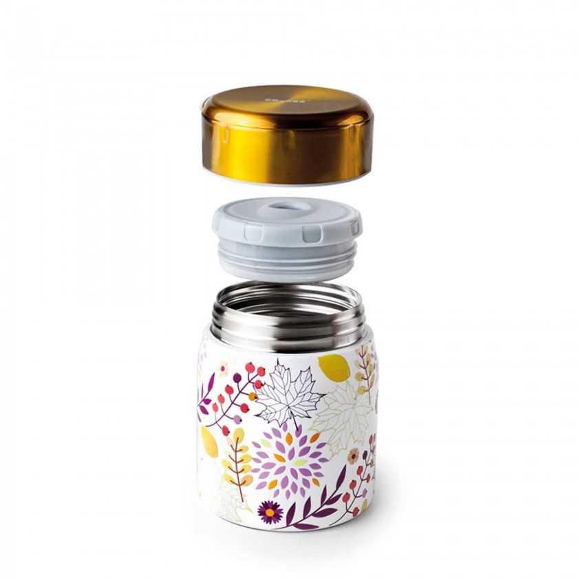 Termo Sólidos Inox Tulipas 500ml 10.3X14cm Termo Sólidos Inox Tulipas 500ml 10.3X14cm