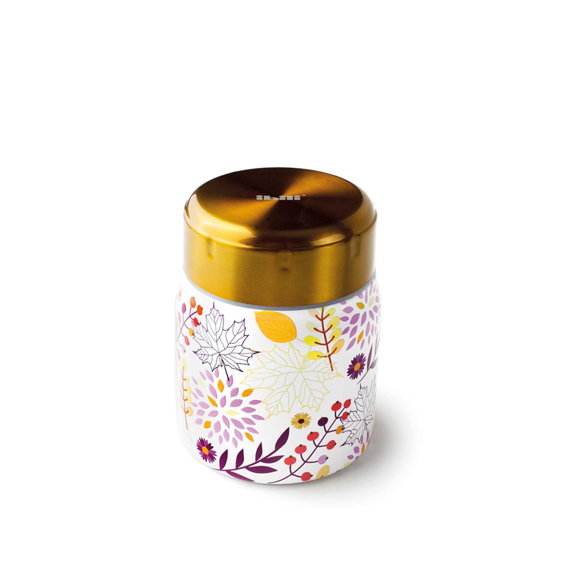 Termo Sólidos Inox Folhas 500ml 10.3X14cm
