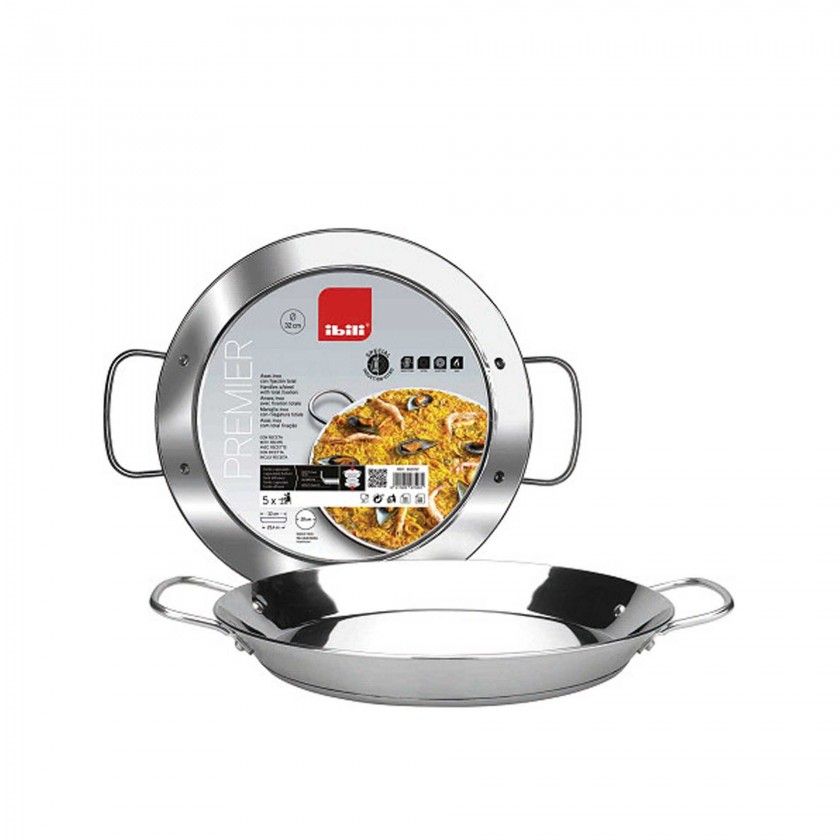 Paellera Inox Premier Redonda