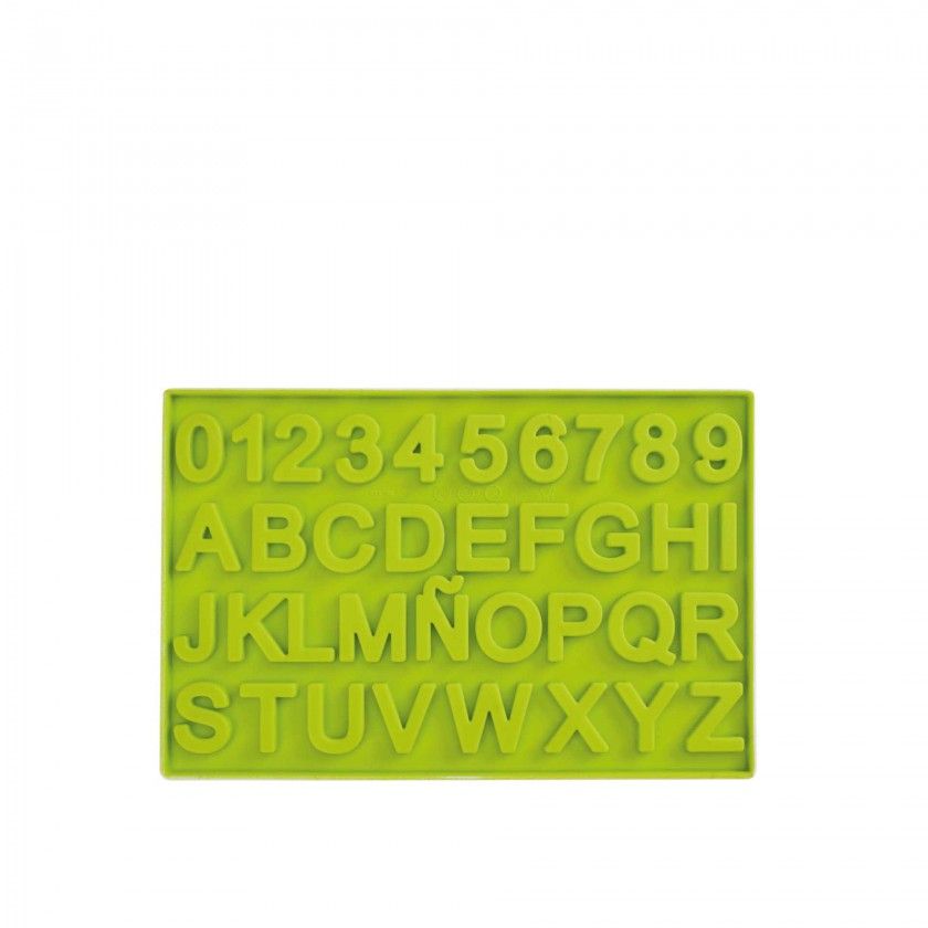 Molde Chocolate Letras / Nmeros 16X24cm