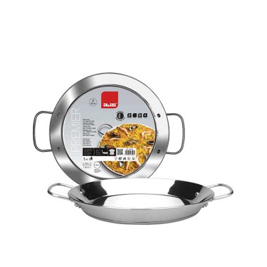 Paellera Inox Premier Redonda