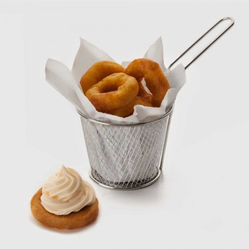 Cesto Inox Mini Redondo 9X7.5cm Cesto Inox Mini Redondo 9X7.5cm