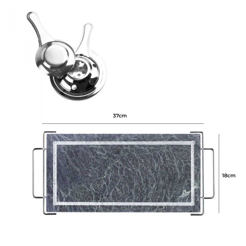 Grelhador Pedra 37X18cm