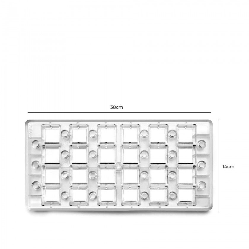 Forma Bombom Magn�tico Quadrado 27X14X2.5cm