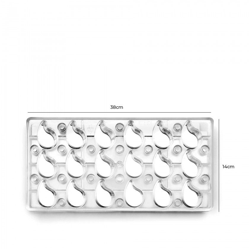 Forma Bombom Magn�tico L�grima 27X14X2.5cm