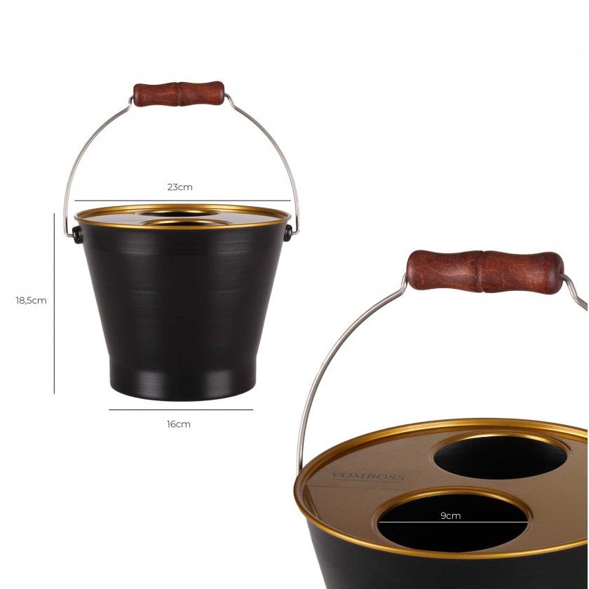 Balde Gelo com 2 Cavidades Balde Gelo com 2 Cavidades