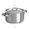 Caçarola Inox Charm com Asas Redondo Caçarola Inox Charm com Asas Redondo