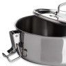 Marmita Inox sem Fundo Térmico Cookware Simples 500ml 12X6.5cm Marmita Inox sem Fundo Térmico Cookware Simples 500ml 12X6.5cm