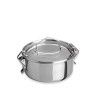 Marmita Inox sem Fundo Térmico Cookware Simples 500ml 12X6.5cm Marmita Inox sem Fundo Térmico Cookware Simples 500ml 12X6.5cm