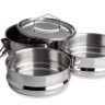 Marmita Inox Fundo Térmico Cookware Tripla 1500ml 12X16cm Marmita Inox Fundo Térmico Cookware Tripla 1500ml 12X16cm