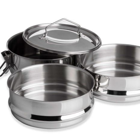 Marmita Inox Fundo Térmico Cookware Tripla 1500ml 12X16cm - Image product