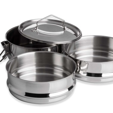 Marmita Inox Fundo T�rmico Cookware Tripla 1500ml 12X16cm