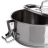Marmita Inox Fundo Térmico Cookware Simples 500ml 12X7.5cm Marmita Inox Fundo Térmico Cookware Simples 500ml 12X7.5cm