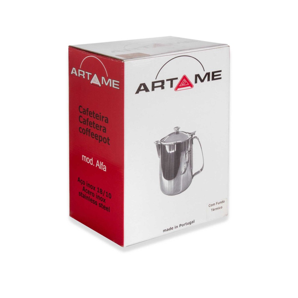 Cafeteira Inox Alfa com Fundo T�rmico Redondo 2L 13.3X17cm