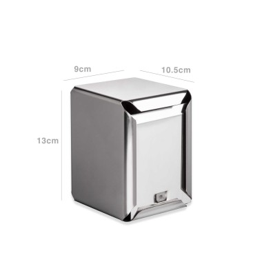 Suporte Guardanapos L Inox Gourmet 13X10.5X9cm