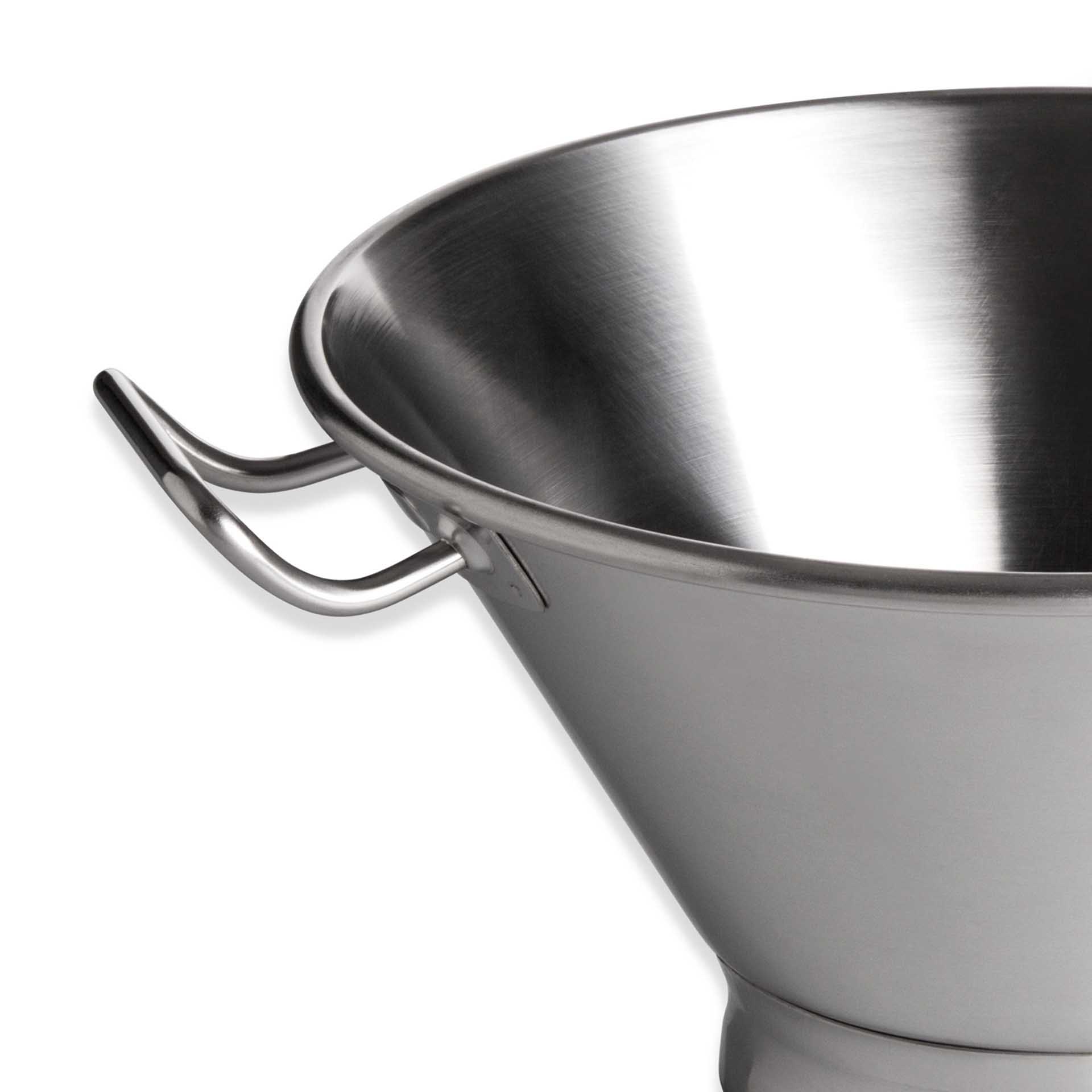 Alguidar Cónico Inox Grand Gourmet Redondo 18L 43X17cm