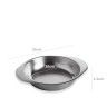 Prato Inox Gourmet Fundo com Asas 20X25.4.5cm Prato Inox Gourmet Fundo com Asas 20X25.4.5cm