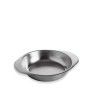 Prato Inox Gourmet Fundo com Asas 20X25.4.5cm Prato Inox Gourmet Fundo com Asas 20X25.4.5cm