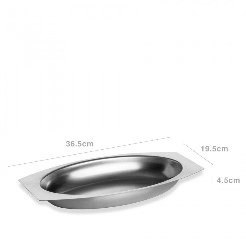 Travessa Inox Cookware Funda 36.5X19.5X4.5cm