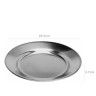 Prato Inox Gourmet Ladeiro Redondo 23.5X2.7cm Prato Inox Gourmet Ladeiro Redondo 23.5X2.7cm