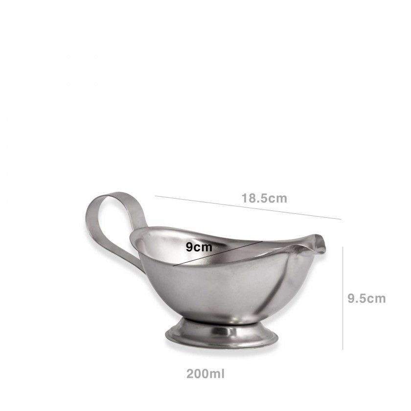 Molheira Inox Gourmet 200ml 18.5X9X9.5cm Molheira Inox Gourmet 200ml 18.5X9X9.5cm