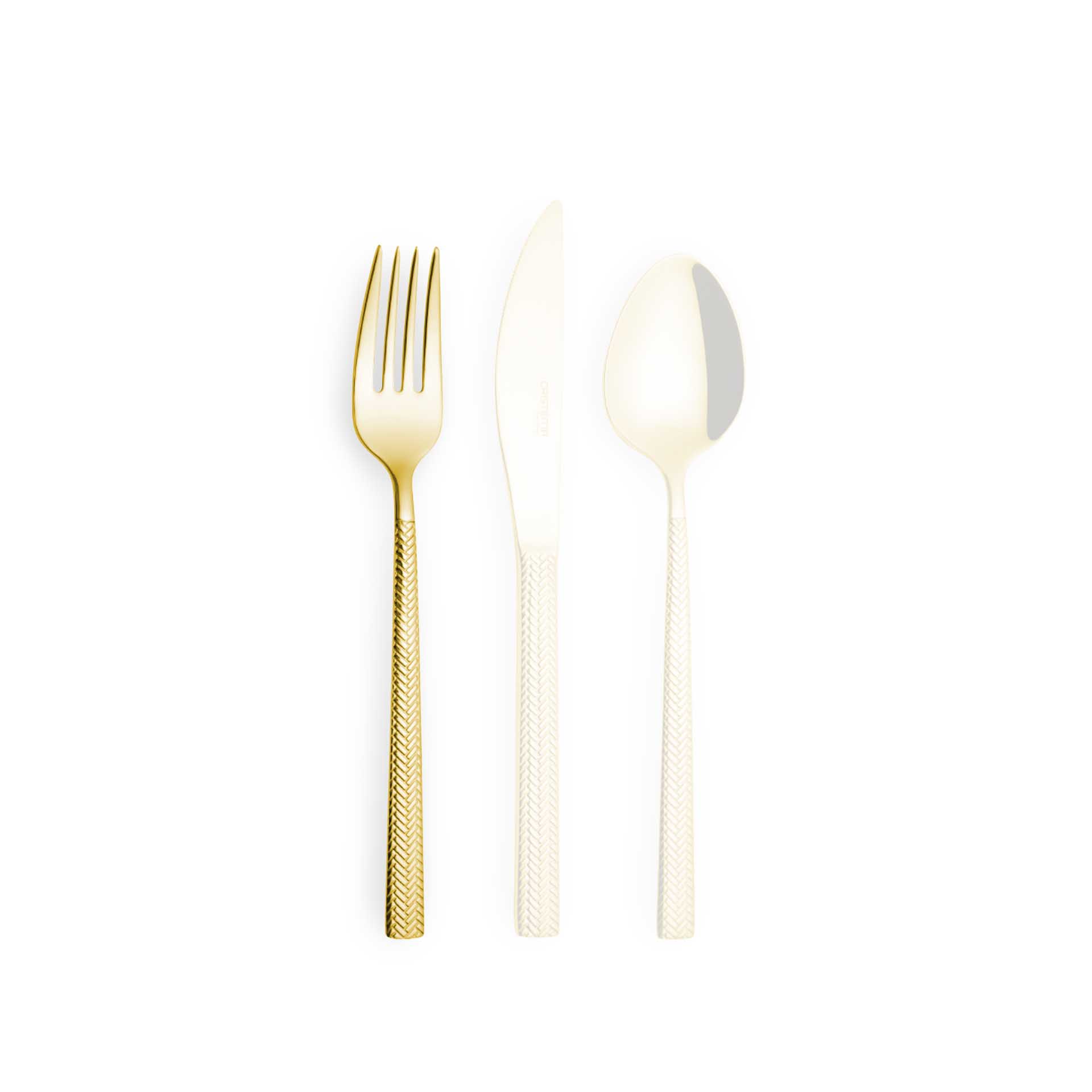 Garfo Inox Dakar Gold Mesa 3mm