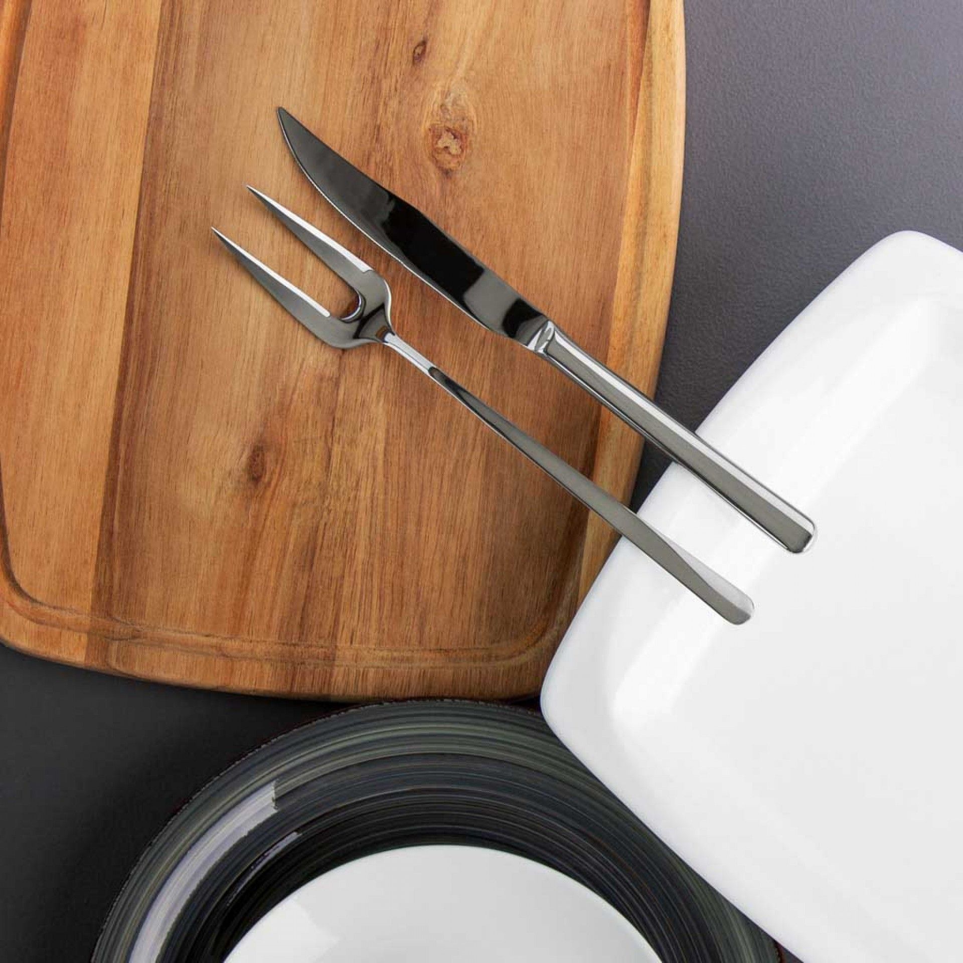 Garfo Inox Tokyo Trinchar Carne 3mm