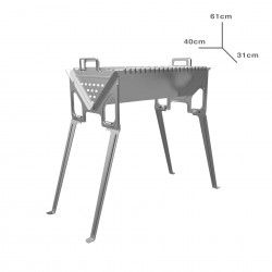 Fogareiro Ferro com Pernas 40X31X61cm