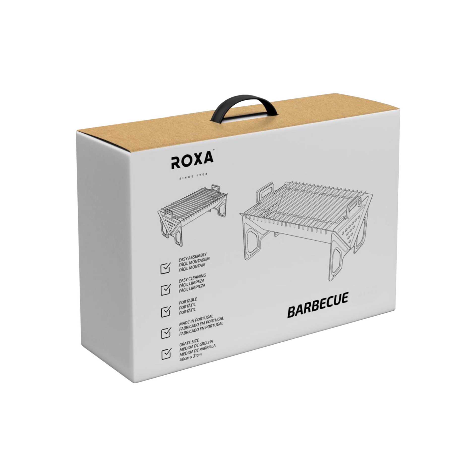 Fogareiro Ferro 40X31X24cm