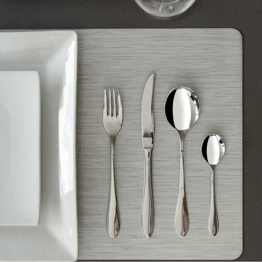 Faqueiro Marte Inox com Estojo 130 Peças Faqueiro Marte Inox com Estojo 130 Peças