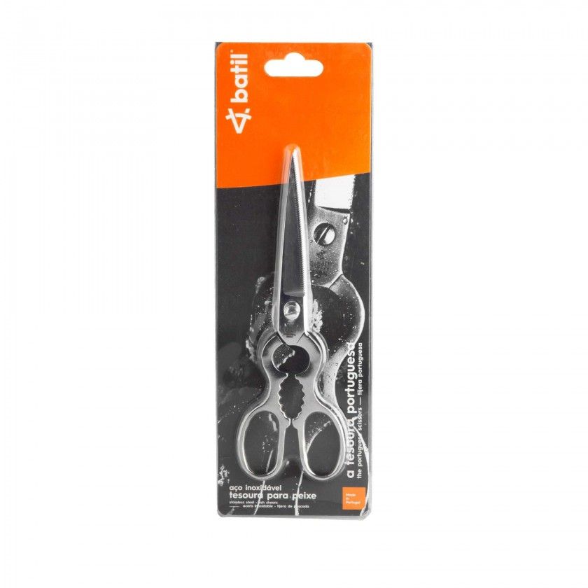 Tesoura Peixe Inox Batil 19.5cm