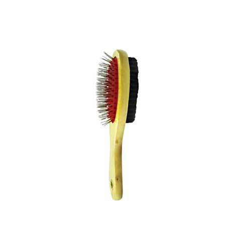Escova Pet Dupla Face Plástico Multicor 19cm - Image product