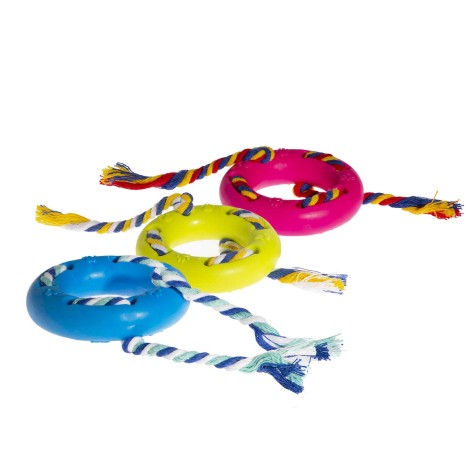 Brinquedo Para Cão Aro Plástico Multicor 90gr - Image product