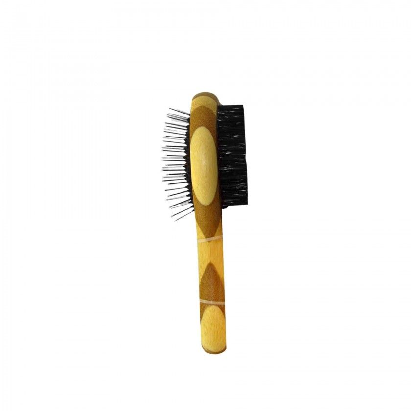 Escova Pet Dupla Face Plástico Multicor 23cm Escova Pet Dupla Face Plástico Multicor 23cm