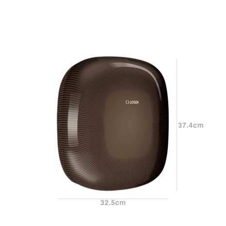 Porta Toalhitas Abs Star Preto 32.5X14.6X37.4cm - Image product