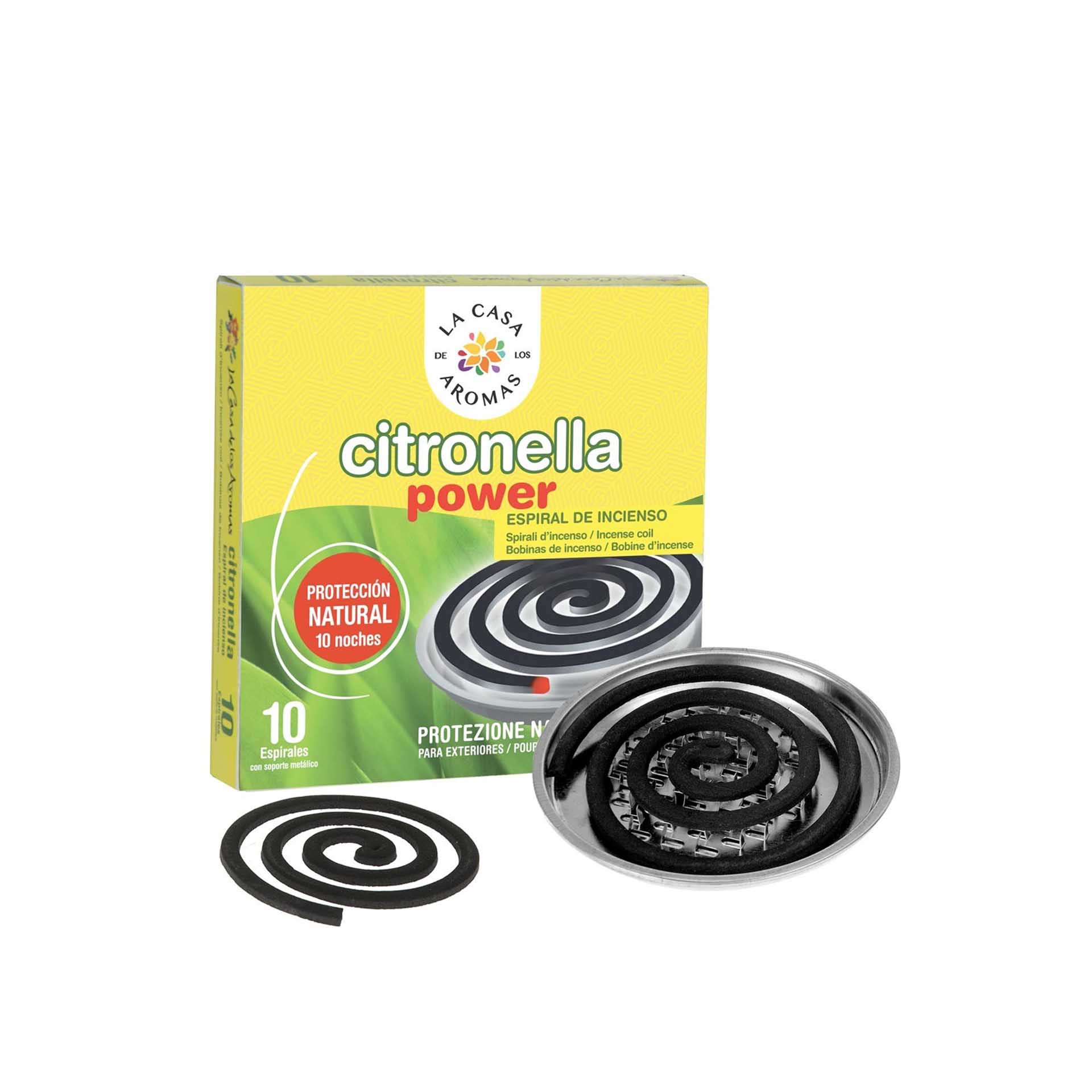 Espiral Incenso Citronela Pack 10