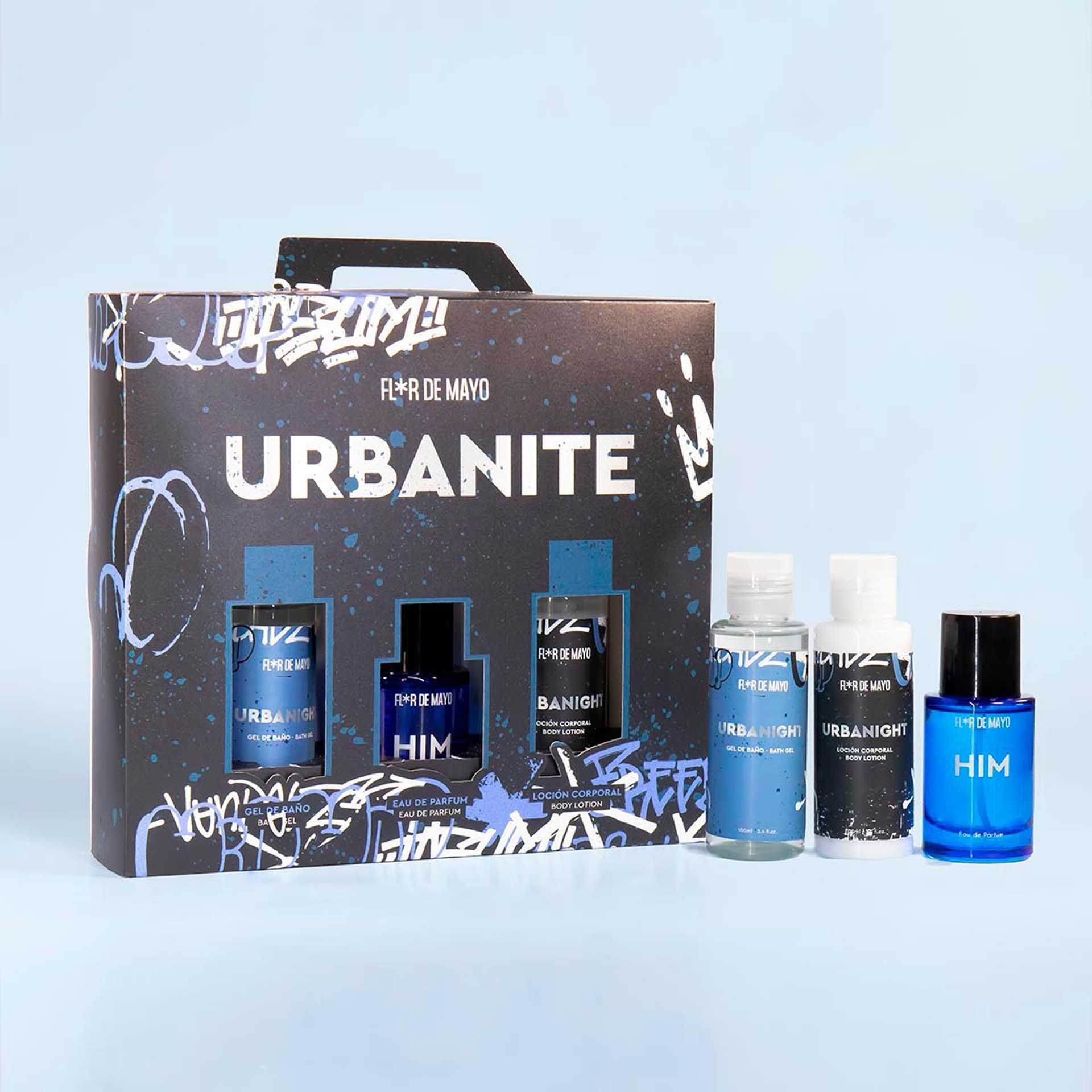 Conjunto Urbanight Gel Banho + Loção + Fragância 45ml