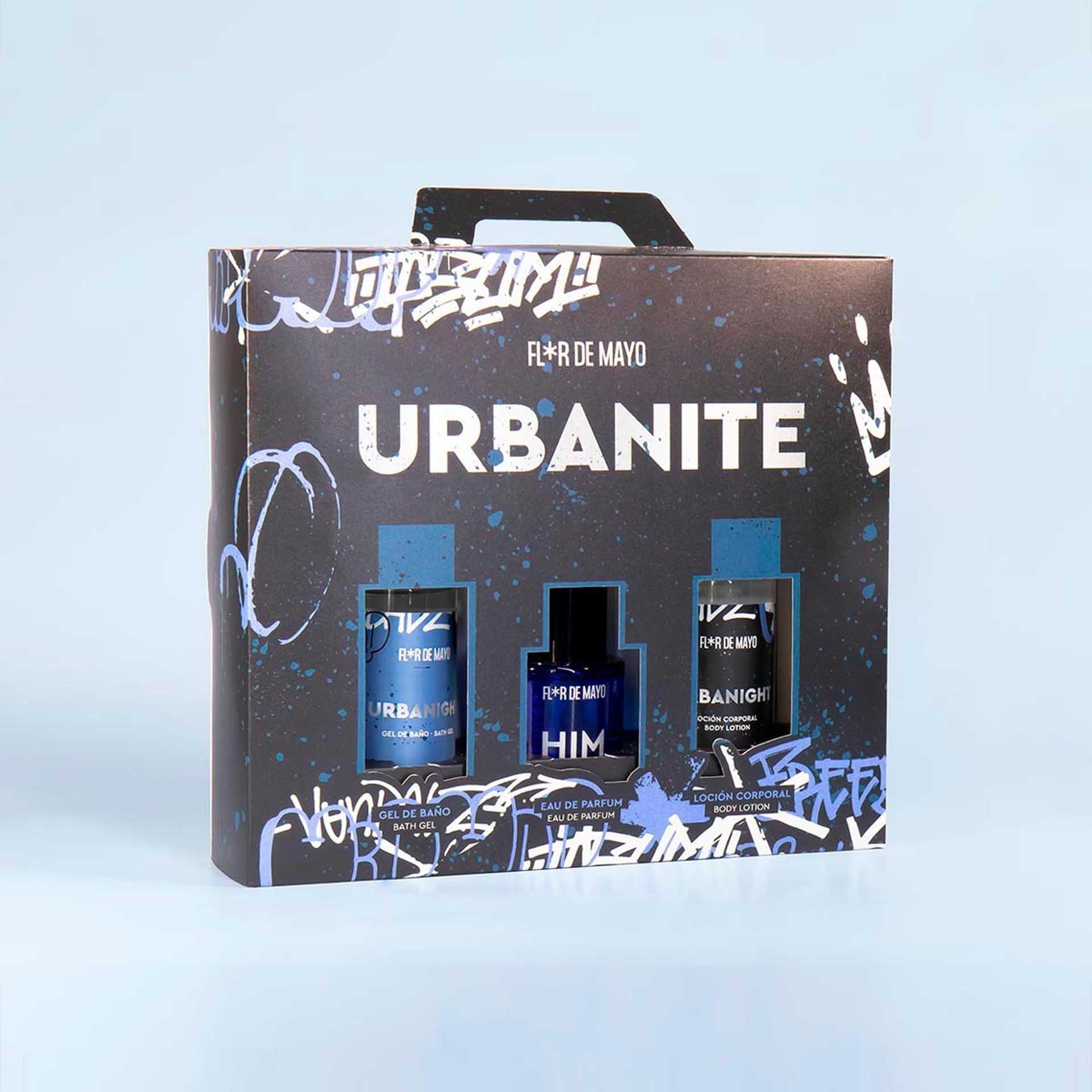 Conjunto Urbanight Gel Banho + Loção + Fragância 45ml